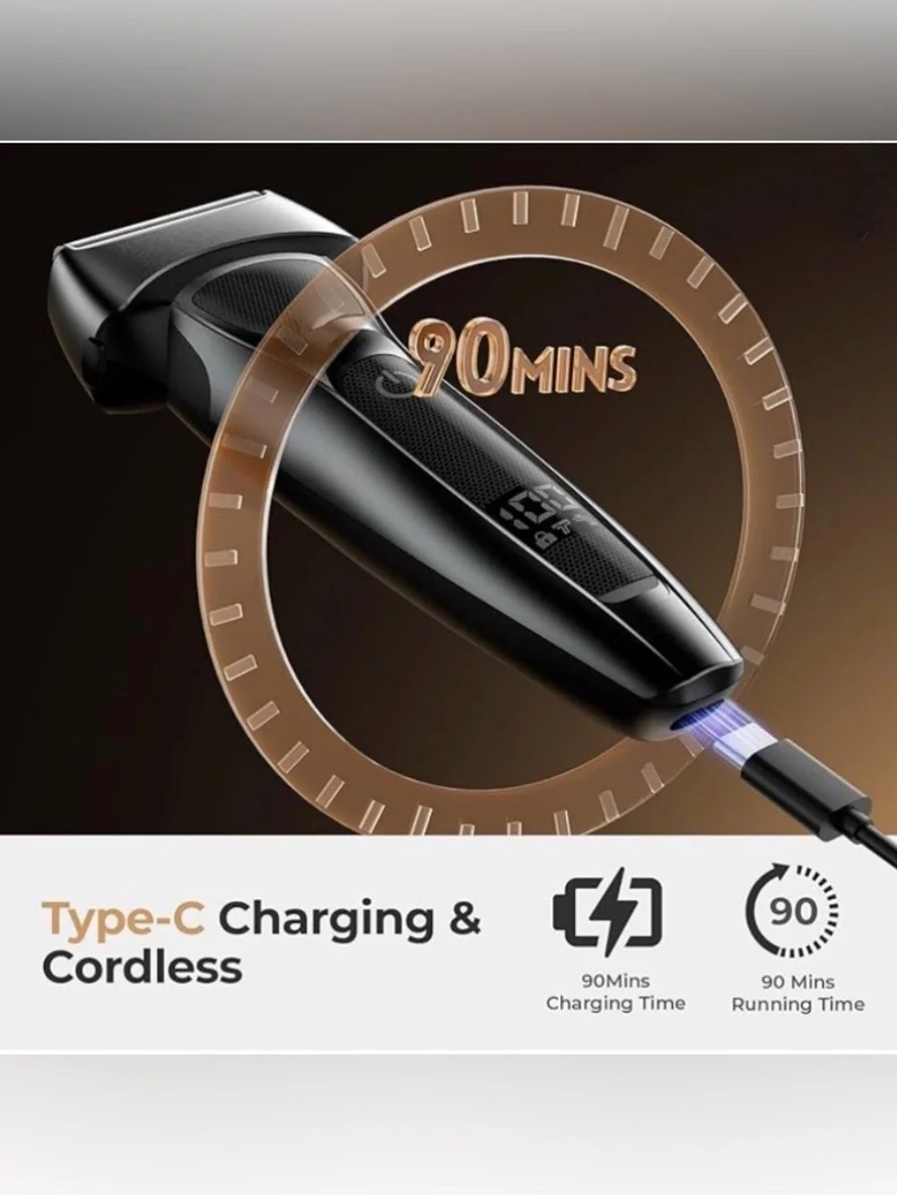 🆕Electric Razor for Men: Rechargeable Foil Shavers - Wet & Dry Shaver for Face